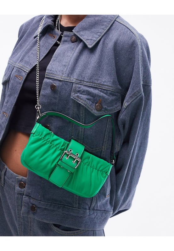 Green on sale bag topshop