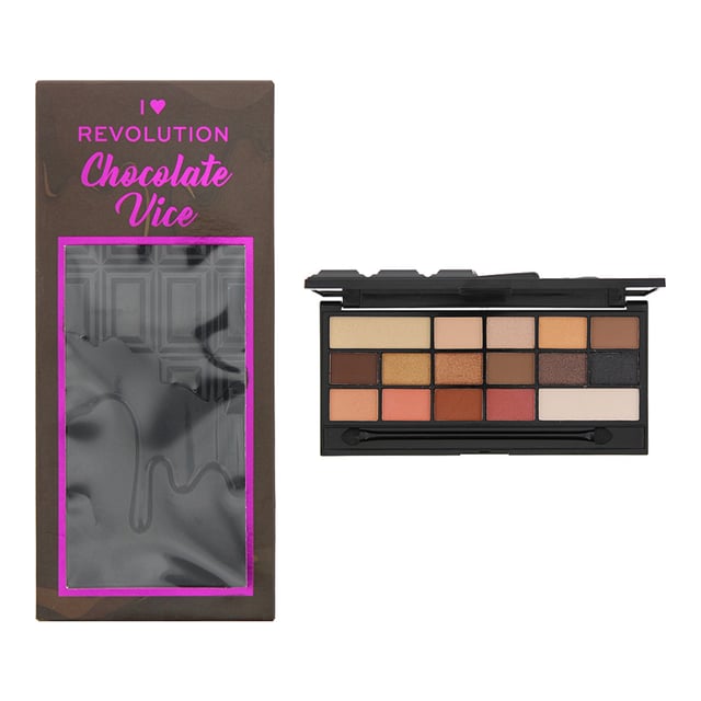 Revolution eye Shadow Palettes are vibrant, colourful and highly pigmented. Fantastic for your everyday makeup routine to transform looks. You will be spoilt for choice with this Cruelty Free and Vegan palette. 
How to Use Simply use the Makeup Revolution Create Fluffy Eye Brush R2 to apply the product onto your eyelids. Revolution also recommends as a top tip to use a pigment base to prevent fall out to amplify the pigment.