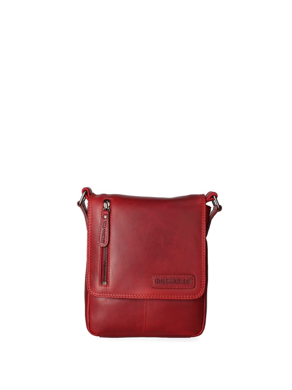 als man Crossbody tas met magnetische knoopsluiting. één met ritssluiting en één open binnenzak. één voorkant met ritssluiting en één achterkant met externe zakken met rits. verstelbaar in lederen schouderband. ontbrekend handvat. één binnenvakken. CrossbodytasHeren extern materiaal gevoerd met polyester binnenkant. Afmetingen: 20x22x6 cm. Modeproduct