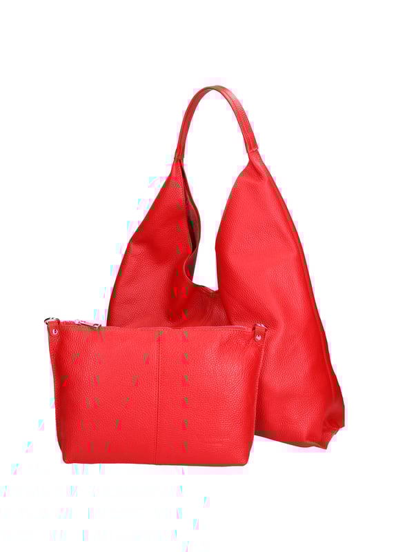 Bolso tote de hombro para mujer con bolso de mano interno con bandolera extraíble. Producto artesanal italiano en cuero genuino y paja. Hecho en Italia. Producto artesanal italiano. Hecho en Italia