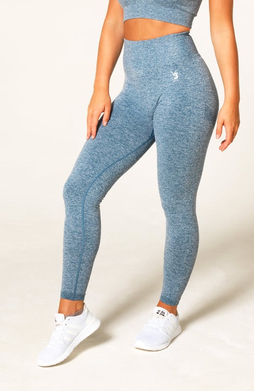 Define Seamless Scrunch Leggings - Grey Marl