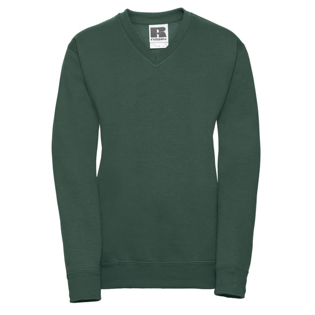 Material: 50% Cotton, 50% Polyester. Design: Logo, Plain. 295gsm. Hem: Lycra Ribbed. Drop Shoulder, Side Seams. Sleeve-Type: Long-Sleeved, Set-in. Neckline: Lycra Ribbed, V Neck. Cuff: Lycra Ribbed. Fastening: Pull Over. Sustainability: Amfori, Better Cotton Initiative, BSCI, Oeko-Tex Standard 100 Certified.