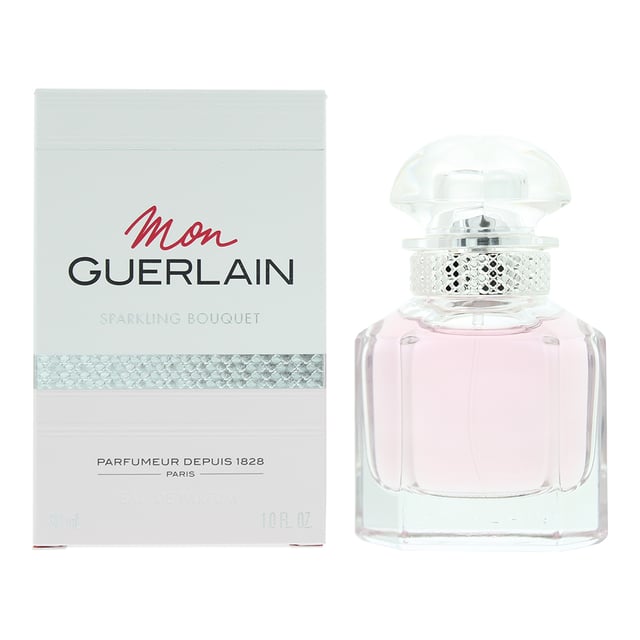Mon Guerlain Sparkling Bouquet, launched in 2021, is an Amber Floral fragrance for women by Guerlain. Perfect for Spring and Summer, this fragrance is mostly worn during the day. Created by Thierry Wasser and Delphine Jelk, this fragrance contains top notes of Pear, Bergamot and Mandarin Orange. Middle notes of this fragrance are Lavender, Peony and Jasmine Sambac with base notes of Tahitian Vanilla, White Musk and Sandalwood.
