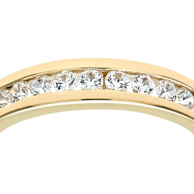 Gemondo Vrouwen 375 Goud 9ct Geel Goud Ovale Granaat Klassieke Drop