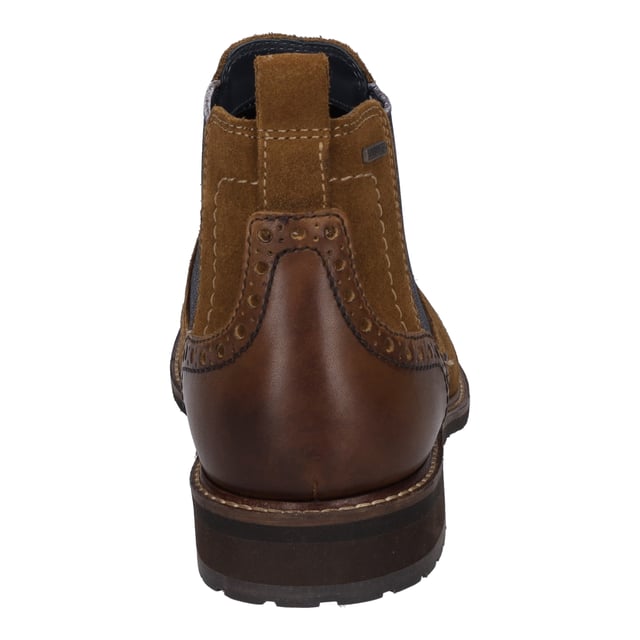 Nuestro botín fabricado con fina piel de becerro. Este modelo Jasper 50 garantiza una entrada fácil mediante un Ilamativo cierre con hebilla. La típica membrana TopDryTex de JOSEF SEIBEL le protege de la lluvia y la nieve. La plantilla extraíble se puede cambiar en un abrir y cerrar de ojos. Adelboden ofrece un ajuste moldeado mediante al método de fabricación AGO. Con el ancho de zapato G Jasper 50 es perfecto. Jasper 50 le da la libertad de seguir su propio camino.