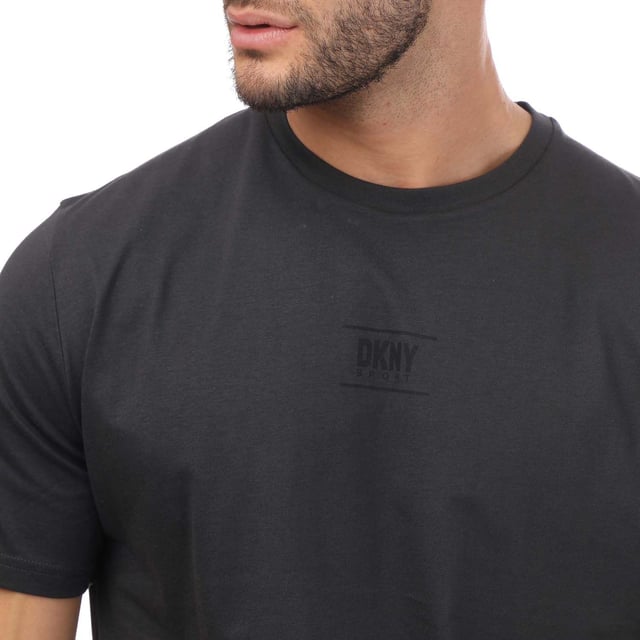 Mens DKNY Printed Logo T-Shirt in charcoal.- Crewneck.- Short sleeves.- Printed logo.- Regular fit.- 60% Cotton  40% Polyester.- Ref: SDKD322CHA