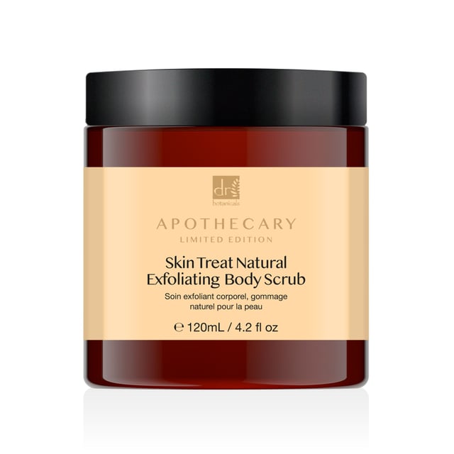 Experience the ultimate in clean beauty with Skin Treat's Vegan and Natural Exfoliating Body Scrub. This luxurious formula buffs away dead skin, revealing smooth and moisturized skin. Infused with pumice stones and apricot oil, it improves skin tone, nourishes deeply, and leaves your skin feeling soft and silky. Elevate your skincare routine with this trending and effective exfoliating scrub.