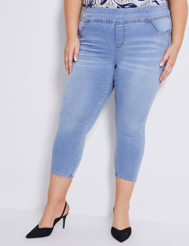 AUTOGRAPH Womens Jeans Blue Slim Leg Cotton Pants Denim