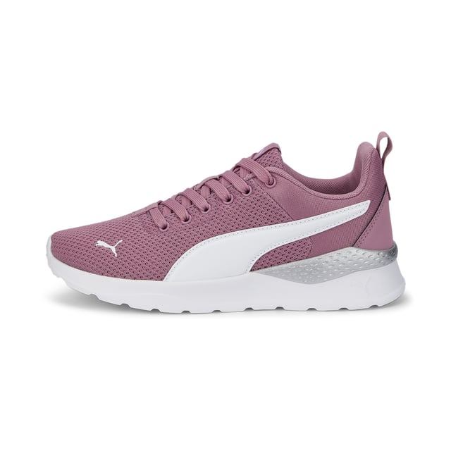 PRODUCT STORY Deconstructed and refined, the Anzarun Lite Trainers ensure a clean look that's perfect for every occasion. Featuring a breathable mesh upper, a cushy EVA midsole and true heritage PUMA branding throughout, this trainer is comfort and style combined. FEATURES & BENEFITS : SoftFoam+: PUMA’s comfort sockliner for instant step-in and long-lasting comfort that provides soft cushioning every step of your day PU midsole: PUMA’s Polyurethane midsole assists a smooth foot stride for comfortable wear and a futuristic look DETAILS : Low boot Mesh-based textile upper EVA midsole for comfort Non-marking rubber outsole for grip PUMA Wordmark on tongue PUMA Formstrip at lateral side PUMA Youth style: recommended for older kids between 8 and 16 years