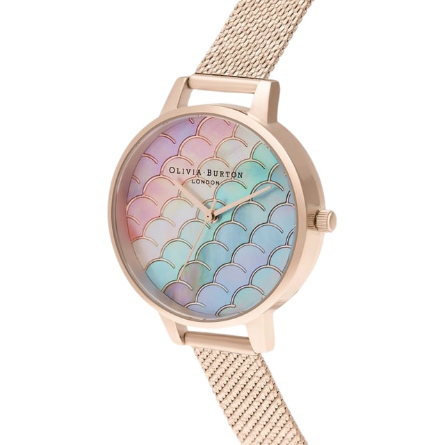 OLIVIA BURTON OB16US45 Uhr Frau Quarz• Material: Edelstahl• Glas: Mineral• Armband: Edelstahl• Farbe: Rosegold• Wasserbeständigkeit: 10 m (1 ATM)• Gehäusegröße: 34 mm
