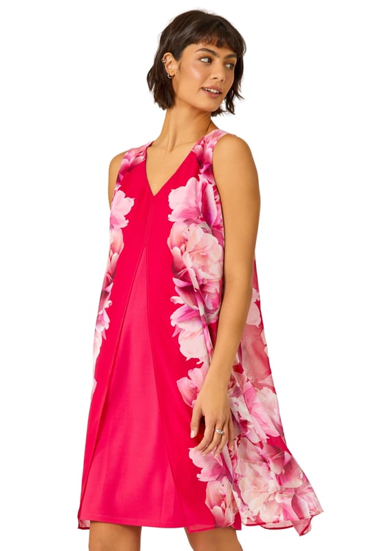 Roman overlay dress new arrivals