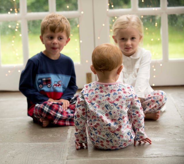 Winter Floral Jersey Traditional Girls Pyjamas

These Jim Jams are  traditional in styling with a peter pan collar, pretty shell effect engraved buttons and with lace inserts on the top. The trousers are a brushed cotton winter floral print with a frilled hem. Soft elasticated waist for comfort,   

Machine washable.
Girls Traditional styling
Shell effect engraved buttons
100% cotton
Machine Wash.