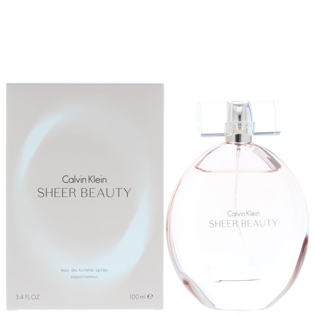 Das Designhaus Calvin Klein lancierte Sheer Beauty im Jahr 2012 als Neuauflage des Originalduftes Beauty aus dem Jahr 2010. Dies ist eine leichte und frische Zitruskomposition. Während das Original Beauty für die reife und elegante Frau gedacht war. Beauty Sheer ist für die jüngere Generation gedacht. Die Duftnoten bestehen aus Bergamotte, roten Beeren und Pfirsich Bellini, begleitet von Blüten der Pfingstrose, rosa Lilie und Jasmin, angereichert mit Sandelholz, Moschus und Vanilleblüte. Dieser lebhafte und unbeschwerte Duft wird für das Tragen am Tag empfohlen.