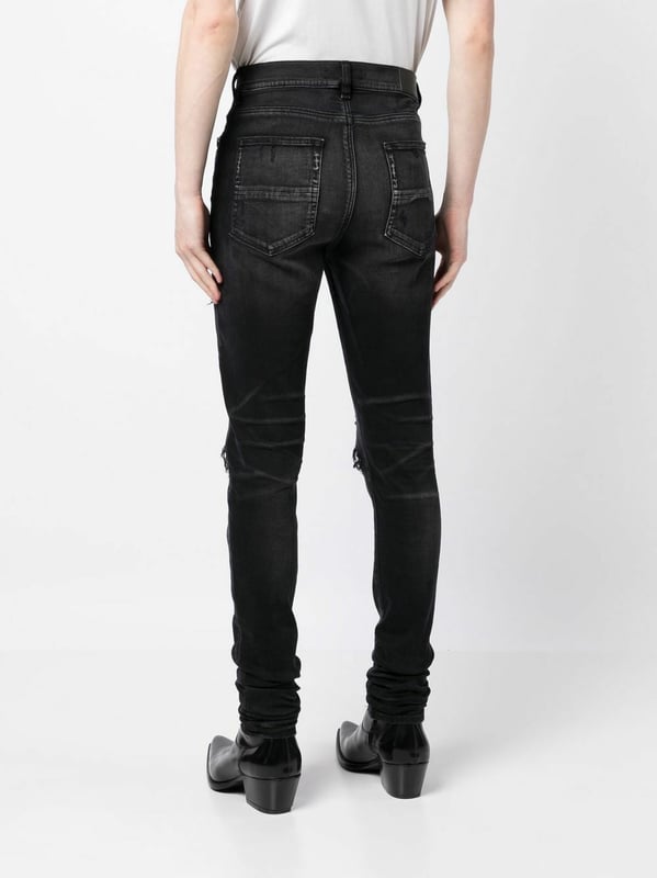 AMIRI Boucle MX1 ディストレスト ジーンズ 人気 AMIRI Gray Boucle MX1 Jeans Amiri