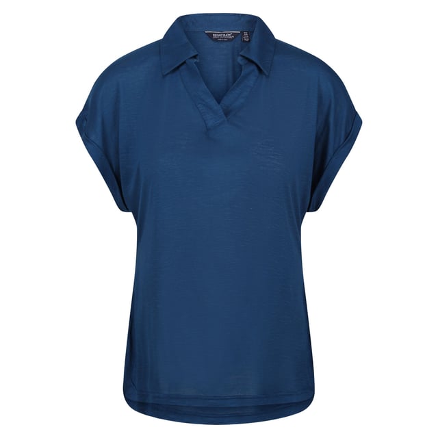 100% Viscose. Fabric: Jersey, Slub, Soft Touch. Design: Textured. Neckline: Collared. Hem: Shaped. Sleeve-Type: Short-Sleeved. Fabric Technology: Breathable, Durable, Lightweight, Moisture Wicking. Drop Shoulder. 130gsm. Sustainability: Made from Recycled Materials.