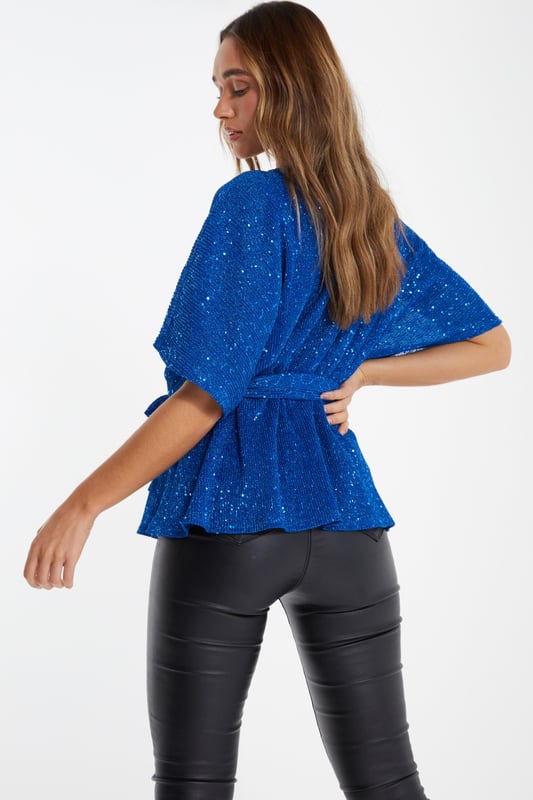 Quiz batwing peplum top outlet