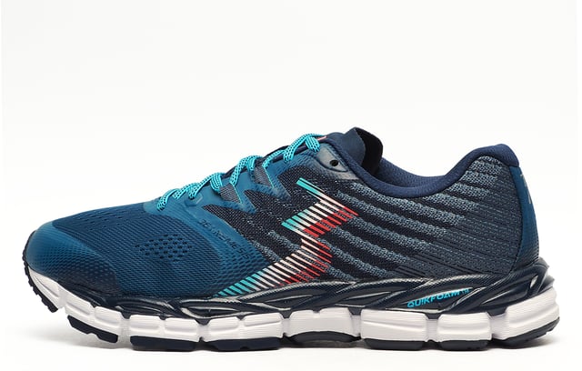 Experience a dynamic and responsive ride with the 361 Nemesis Running Shoes. Perfect for both personal bests and leisurely jogs, these shoes enhance every stride.
Stay cool and comfortable with the breathable mesh upper that allows hot air to escape while cycling in cooler air. The wide toe box supports natural foot splay, and the firm construction ensures healthy foot positioning. A secure overlay pattern and lacing system provide a customized fit, while the soft, padded Pressure Free Tongue minimizes ankle irritation. The molded footbed adapts over time for personalized comfort and moisture-wicking. The QU!KFOAM midsole delivers exceptional cushioning and smooth rides, absorbing shocks and providing responsiveness with each step. An extended medial post and lightweight QU!K Spine shank stabilize your foot and distribute energy evenly. The durable rubber outsole offers superior grip and traction, while QU!K Flex 4Foot technology promotes a natural toe-off. Multi-directional grooves enhance grip, giving you the confidence to push your limits.

- Breathable Mesh
- Lace Up closure
- Comfort cushioned footbed
- QU!KFOAM Midsole
- Abrasion resistant outsole
- QU!K Flex 4Foot
- Supreme Traction
- Shock absorbing midsole
- 361 Branding