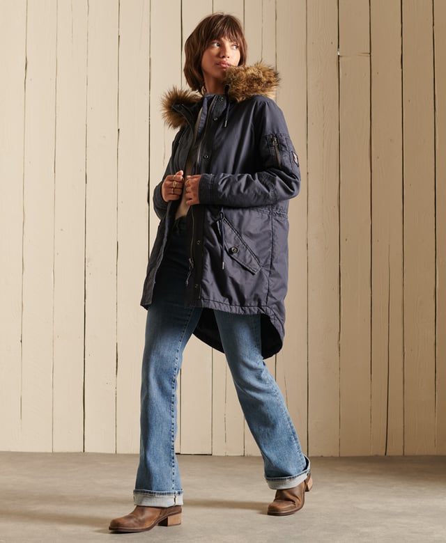 Jack & jones originals parka with fishtail clearance