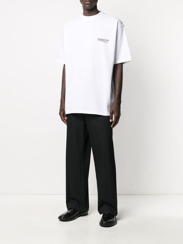 Balenciaga plain discount white t shirt