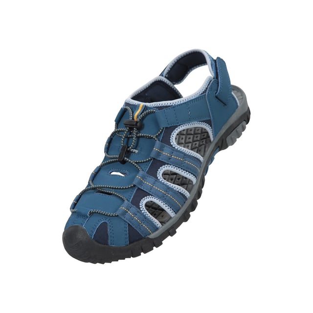 Upper: Neoprene. Lining: Neoprene, Soft. Insole: Cushioned, EVA. Outsole: High Traction. Removable Heel Strap. Flat Heel. Design: Contrast Detail. Toe Style: Round. Fastening: Drawstring, Elastic, Touch Fastening Strap.