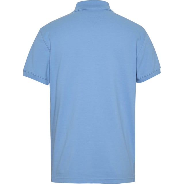 Heren polo van het merk Tommy Jeans. De polo's van Tommy Jeans zijn gemaakt van biologisch katoen, en hebben een normale pasvorm. Het zachte katoen zorgt voor een heerlijk draagcomfort.  Merk: Tommy JeansModelnaam: Classic Badge PoloCategorie: heren poloMaterialen: biologisch katoenKleur: lichtblauw