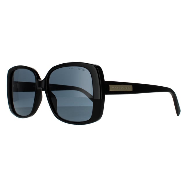 Marc Jacobs Square Womens Black Grey 90041091 Marc Jacobs are a modern square style crafted from lightweight acetate. The Marc Jacobs logo features on the temples for brand authenticity.
