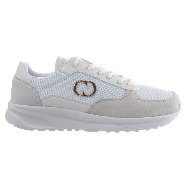 Criminal Damage Chase Lace-Up White Synthetic Mens Trainers CHASE_TRAINER_WHITE