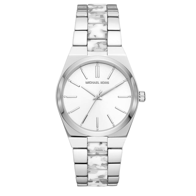 Michael Kors MK6649 - Damenuhr Quarz aus Edelstahl• Material: Edelstahl• Glas: Mineral• Armband: Edelstahl• Farbe: Silber• Wasserbeständigkeit: 50 m (5 ATM)• Gehäusegröße: 36 mm