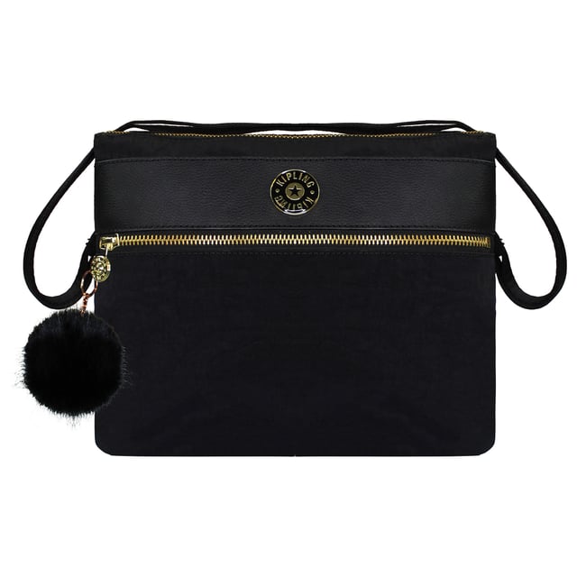 The Kipling Ambrosia Women's Black Medium Crossbody Bag is a sleek and functional choice for those who want a compact yet spacious bag for everyday essentials. Lightweight and versatile, the Ambrosia is perfect for hands-free convenience on busy days, while its classic black color complements any outfit.
 
Key Features:
Durable Nylon Material: 

Made from Kipling’s signature crinkle nylon, this bag is both lightweight and water-resistant, ensuring durability and easy maintenance for everyday wear.

Medium-Sized Main Compartment: 

The spacious main compartment provides ample room for essentials like a phone, wallet, and small personal items, all secured with a sturdy zip closure to keep your belongings safe.

Multiple Pockets: 

Features an interior zip pocket and slip pockets for organized storage, plus a front zip pocket for easy access to frequently used items.

Adjustable Crossbody Strap: 

The comfortable, adjustable strap allows for hands-free carrying, letting you customize the fit to your preferred length.

Lightweight and Compact Design: 

Designed to keep you light on your feet, this bag offers a compact design without sacrificing storage space, making it ideal for day-to-day use.

Classic Black Color: 

The timeless black shade is versatile and stylish, suitable for any setting, whether casual or slightly dressy.

Signature Monkey Keychain: 

Complete with Kipling's iconic monkey charm for a fun touch that adds character to the bag.

 
The Kipling Ambrosia Women's Black Medium Crossbody Bag is a practical and stylish choice for women seeking an easy-to-carry, organized bag that offers convenience and a classic look. Perfect for daily outings, travel, or errands, this crossbody bag combines Kipling's signature lightweight design with timeless style.