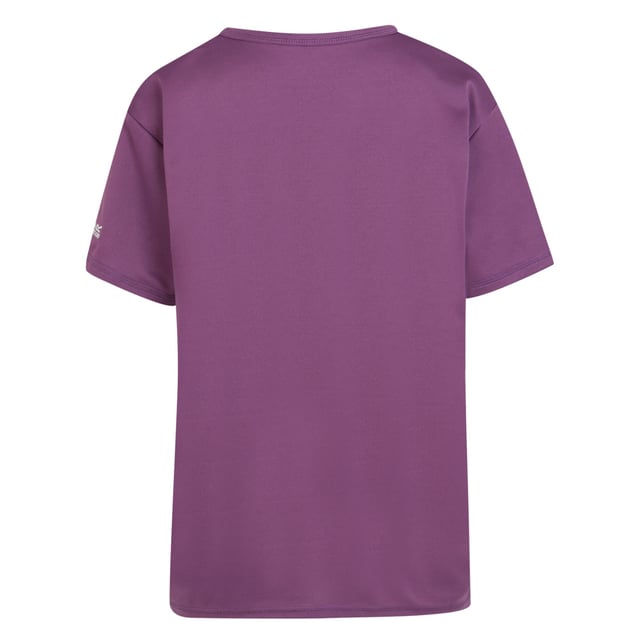 Regatta Kinderen/Kinderen Alvardo VIII Foto T-shirt (Zonsondergang Paars) 100% Polyester. Ontwerp: Grafisch drukwerk, Logo, Foto. Hals: Crew Neck. Mouwtype: Korte mouwen. Stoftechnologie: Duurzaam, Vochtafvoerend, Sneldrogend. Duurzaamheid: Gemaakt van gerecycled materiaal. Zonne-rating: UPF 40+. 7-8 jaar: 26 in. 15-16 jaar: 36 in. 13 Jaar: 32 in. 14 Jaar: 33 in. 3-4 jaar: 22,5 in. 5-6 jaar: 24 in. 11-12 jaar: 31 in. 9-10 jaar: 28 in.