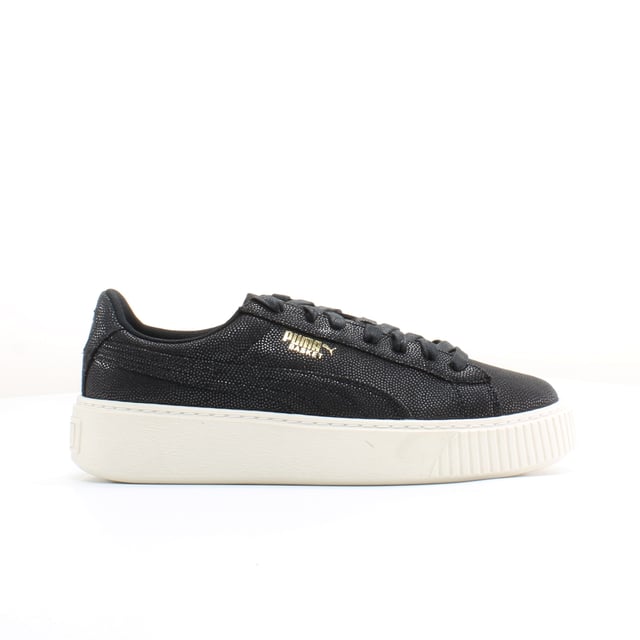 Puma basket shop platform trainers