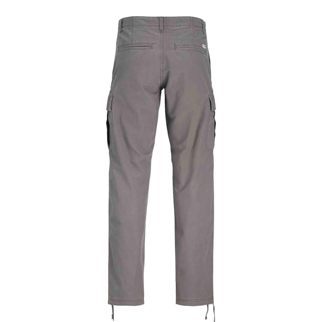 The Men's Cargo Combat Trousers by Jack & Jones will elevate your casual outfit. These lightweight, 100% cotton trousers are incredibly comfortable and breathable, making them ideal for daily wear. A comfortable fit guarantees freedom of movement, and long-lasting wear is assured by the strong frame. With their multiple cargo pockets, these pants combine modern design with functionality by offering lots of room for storing all of your belongings.

These trousers' adaptable style and button closure provide a secure and customisable fit for a range of circumstances, from casual trips to outdoor adventures. Accept the ideal fusion of style and utility in the Jack & Jones Men's Cargo Combat Trousers. accessible in a variety of sizes to accommodate males in the UK.