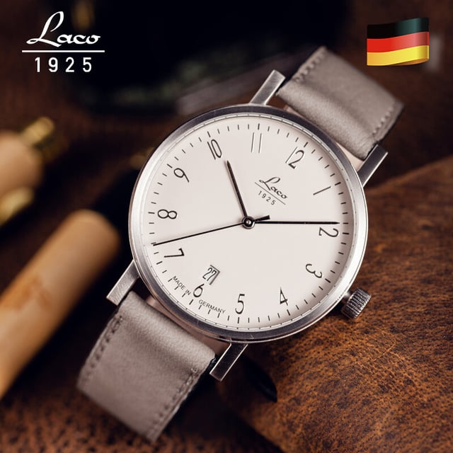 SIMPLY CHARISMATIC: THE LACO CLASSICS.

Many watch lovers associate the name Laco primarily with pilot's watches. Even if we are of course proud of this tradition and this part of our company history, Laco has much more to offer than pilot's watches - especially when it comes to high-quality wristwatches. Our extensive range of Laco watches also includes a whole range of elegant models with a simple design: the Laco Classics.

Whether modern watches, reinterpreted classics or no-frills timepieces in the Bauhaus style: In our Classic line, self-confident men and women will find a watch made in Germany that suits them. Based on the design of the Bauhaus style and following the look of the Laco watches of this era, the unmistakable dial is just as much the focus of these models as the proven Laco reliability and quality.