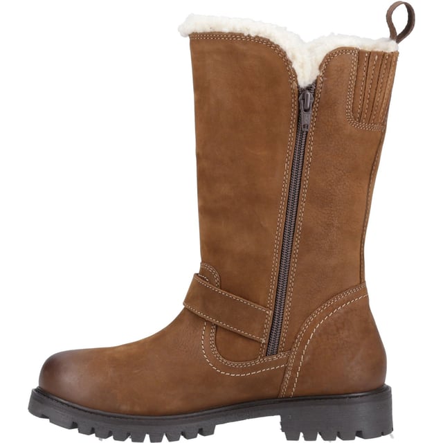 A perfect choice for wet winter days this waterproof boot will keep you comfortable in style, featuring a cosy shearling and textile lining, and a waterproof memory foam insole you can stay dry and warm all day long