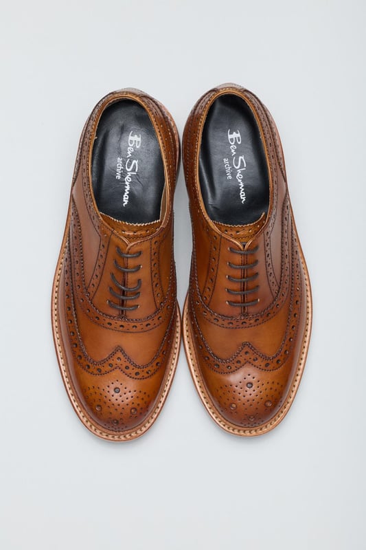 Ben Sherman Sugarman Brogue Leather Men display picture 3