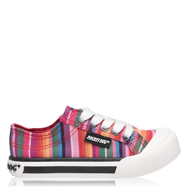 Rocket dog jazzin clearance ladies canvas trainers