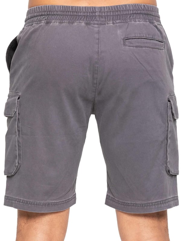 Conjunto de ropa Enzo Mens Cargo. Manga larga, cremallera, cuello, sobrecamisa carga. Dos bolsillos de carga planos delanteros con cierre Velcro. Dos bolsillos laterales. Adornos cosidos en mangas y dobladillo. Conjunto completado con pantalones cortos de carga. Cintura elástica con cordón ajustable. 5 Diseño de bolsillo. 2 bolsillos laterales, 2 bolsillos cargo con cierre Velcro. Bolsillo trasero único con costura. Media altura, pantalones cortos de ajuste regular.