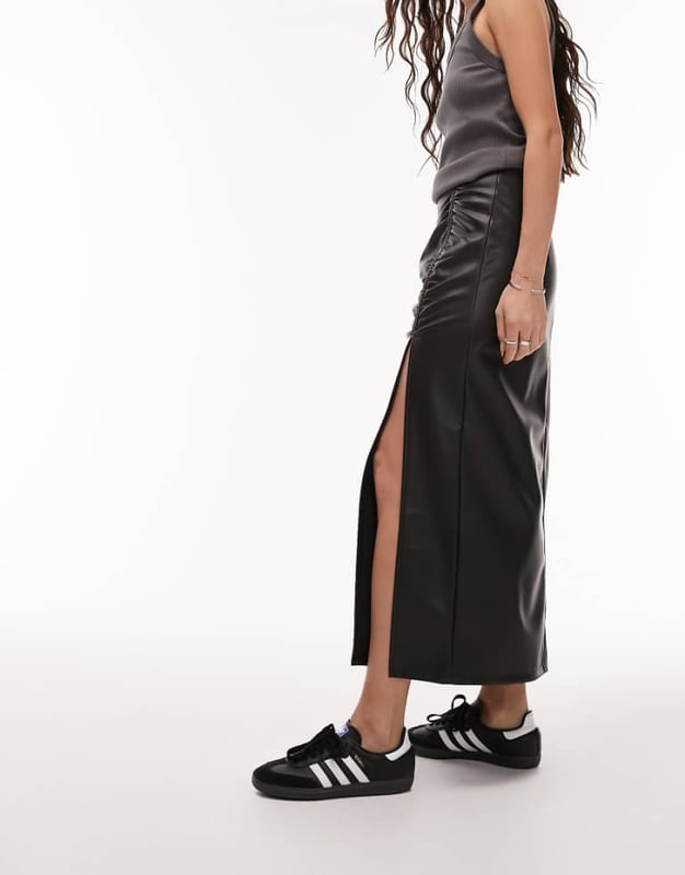 Midi skirt topshop discount