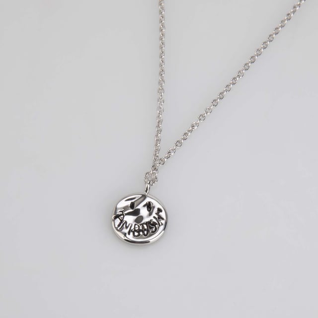 Accessories Ambush Smiley Charm Necklace in Silver