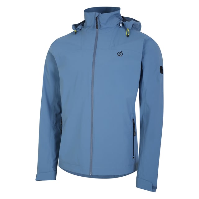 Lining: Cire Finish, Recycled. Design: Logo. Fabric Technology: ARED 20/30, Breathable, Durable, Stretch, Water Repellent, Waterproof. Chin Guard, Rain Channel, Taped Seams. Neckline: Hooded. Sleeve-Type: Long-Sleeved. Cuff: Touch Fastening Tab. Hood Features: Adjustable, Detachable Hood, Wired Peak. Pockets: 2 Lower Pockets, Water Repellent Zip, 1 Internal Pocket, Zip, Headphone Port. Fastening: Full Zip, Water Repellent Zip. Hem: Adjustable.