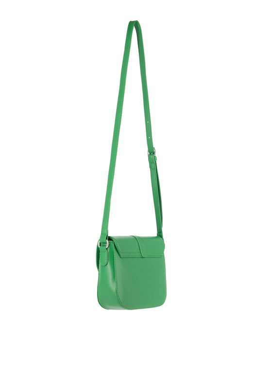 Werten Sie Ihren Stil mit dieser strukturierten Umhängetasche mit geprägten Herzen auf der Vorderklappe auf. Der metallische Herzanhänger verleiht dem femininen Design einen Hauch von Raffinesse. Der Riemen und die klaren Linien machen es perfekt für modebewusste Menschen, die ein schickes Accessoire suchen.  Umhängetasche