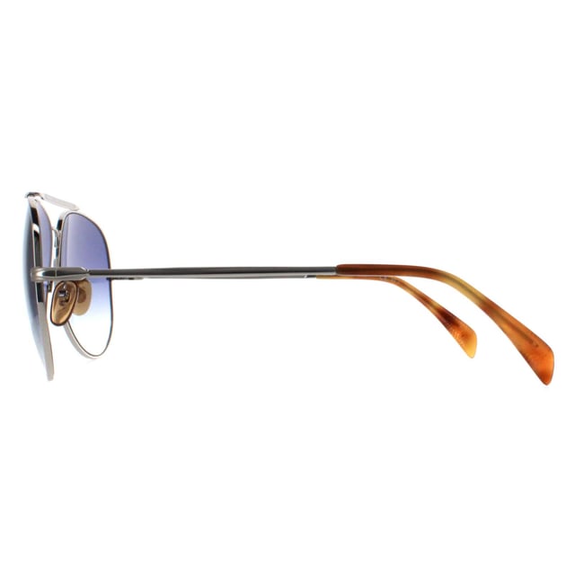David Beckham Aviator Mens Palladium Silver Blue Gradient DB1004/S  Sunglasses are the perfect blend of fashion and function, offering a stylish design that also provides superior protection for your eyes. The adjustable nose pads and temple tips ensure a comfortable and secure fit, making these sunglasses perfect for any face shape. With a sleek and modern aviator look, these sunglasses are the perfect accessory for any occasion, whether you're going to a fancy event or just running errands on a sunny day.
