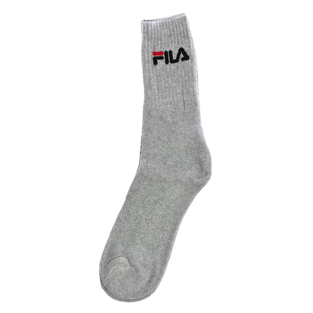 The Fila F9505 unisex tennis socks are a classic and versatile option for tennis lovers and those looking for comfort in their sporting activities.
 The Fila F9505 tennis model is a basic sock designed to provide comfort and support during tennis sessions or other sports activities.
 High-top socks.
 It is made with high quality materials that guarantee durability and resistance.
 The Fila F9505 tennis socks are designed with athletes in mind and meet the brand's quality standards. The 3-pack of socks gives you the convenience of having several pairs at your disposal, so you always have clean socks ready to wear during your sports activities.
 Composition: 65% Cotton; 34% Polyester; 1% Elastane
 Care:
Machine wash at maximum 30º.
 Do not use bleach.
 It does not allow the use of a dryer.
 It does not allow the use of an iron.
 Do not dry clean.