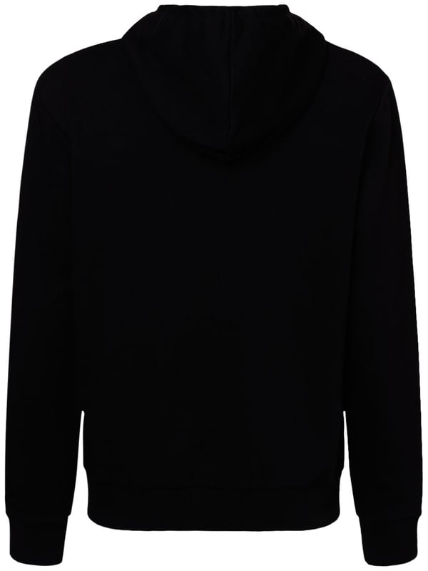 Update your casual staples with the Printed Logo Hoodie from the incomparable Balmain. Expertly crafted in sumptuous fleece and featuring ribbed trims for your comfort, this hooded sweatshirt for men is perfect for lazy days at home, days in the city or for unpredictable weather.