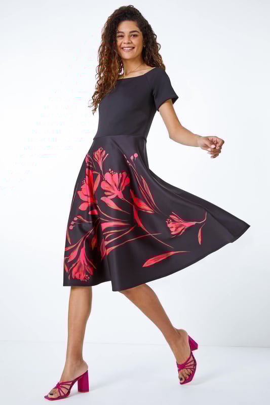 Roman best sale bardot dress