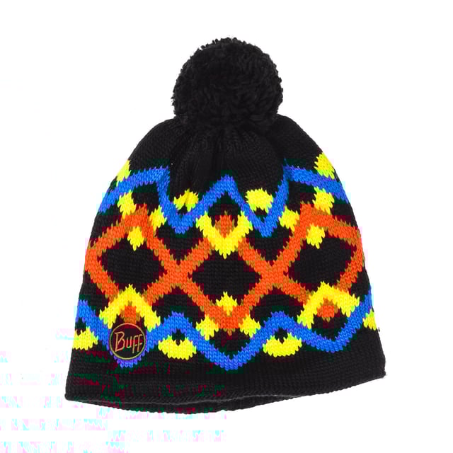 Gorro de punto y forro polar Buff.
Color Negro estampado
Gorro casual, versátil y adaptable a todas tus necesidades.
Complemento ideal para proteger del frio. 
Espíritu eco, diseño BUFF y tecnología avanzada para deporte o el día a día.
Detalle de borla en la parte superior.
Forro polar.

Composición:  100% Acrílico, Forro: 100% Poliéster.

Medidas:  25 x 24 cm.

Lavar a mano.
No utilizar lejía.
Utilizar plancha temperatura máxima 110º.
