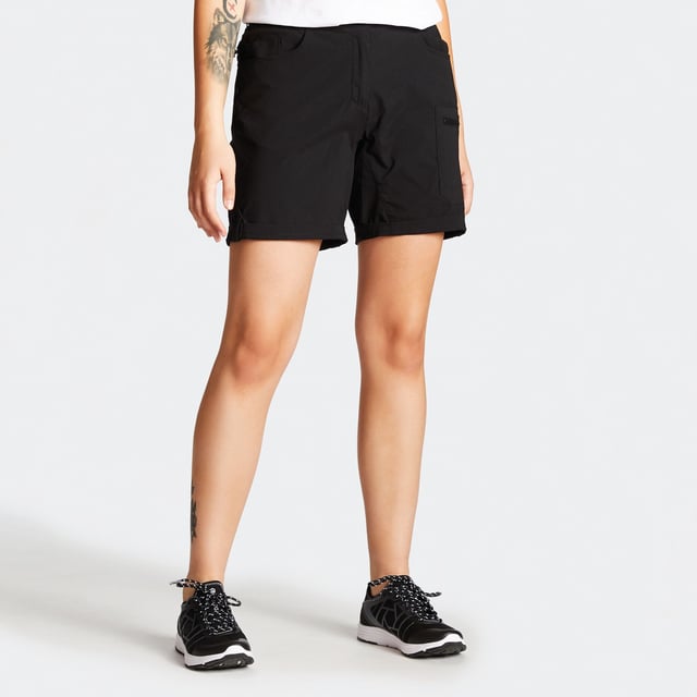 Nylon/elastane stretch fabric. Water repellent finish. Adjustable shockcord waist. Zip fly opening. Multiple pockets including zipped pockets. Elastane (8%) polyamide (92%).