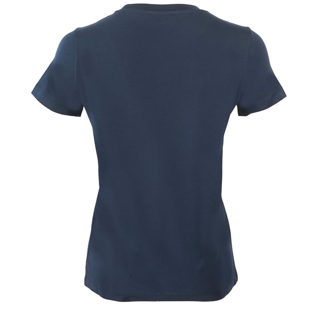 Kenzo Womens Multicolour Classic Logo Navy T Shirt