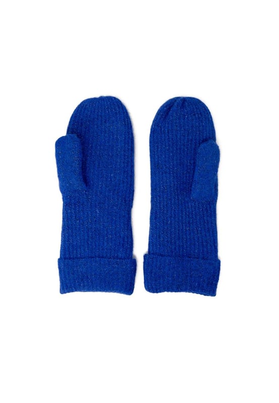 Marca: Vero Moda.
  Genero: Mujeres.
  Tipo: Guantes.
  Temporada: Otono/Invierno.
  Color: Azul.
  Patron: Liso.
  Cierre: Slip on.
  Tamano (cm): 24x10x1.5.
  Composicion: 39% acrilico 5% lana 3% lycra 53% poliester.
  Lavado: Lavar a maquina a 30°.