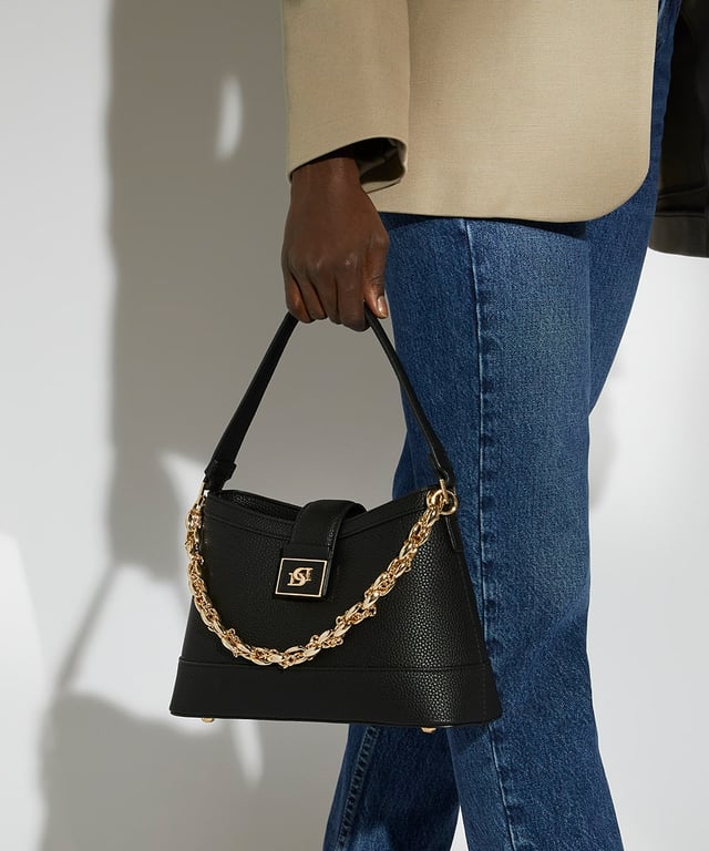 Dune DESIRABLE Medium Chain-Detail Shoulder Bag